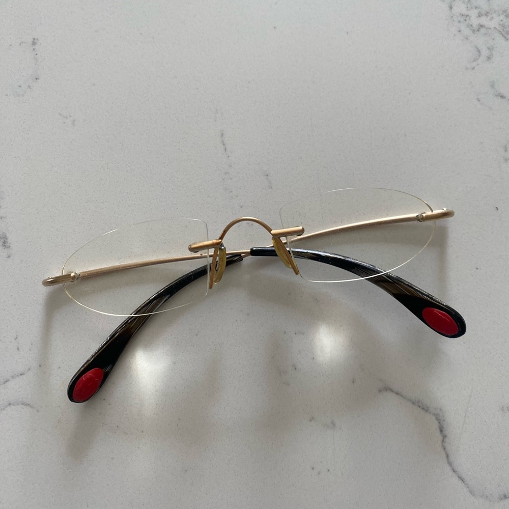 BUGATTI 356 10 LODOTYPE RIMLESS DESIGNER FRAME MEN Clear Eyeglasses